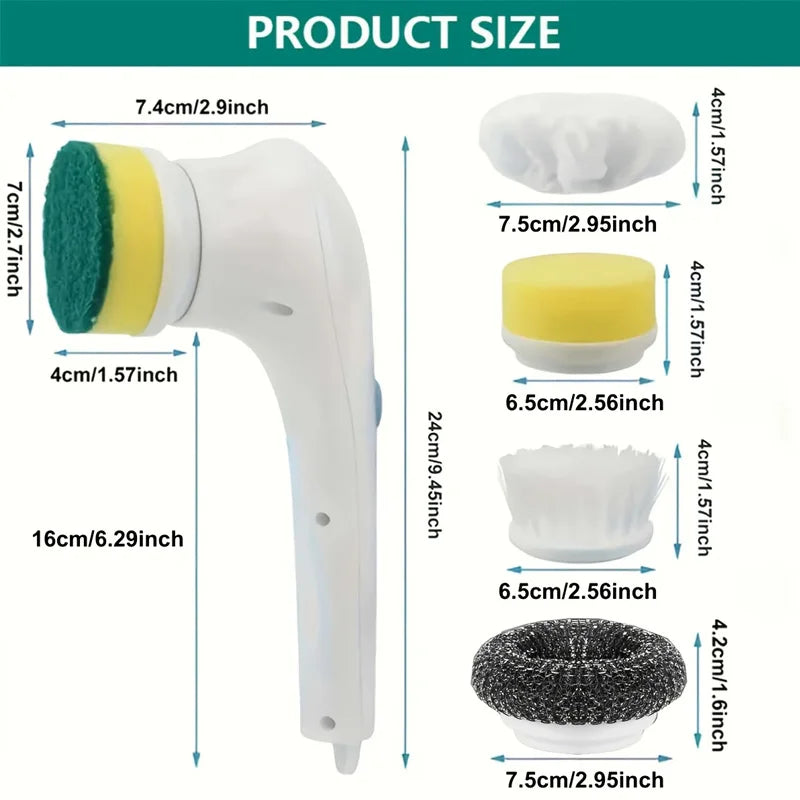 Rechargeable Cordless Power Cleaning Brush