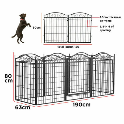 Heavy Duty Metal Dog Playpen