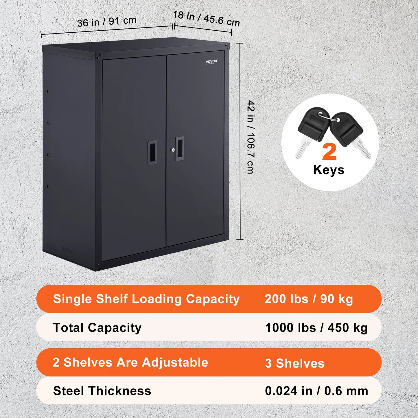 Metal Storage Cabinet Lockable