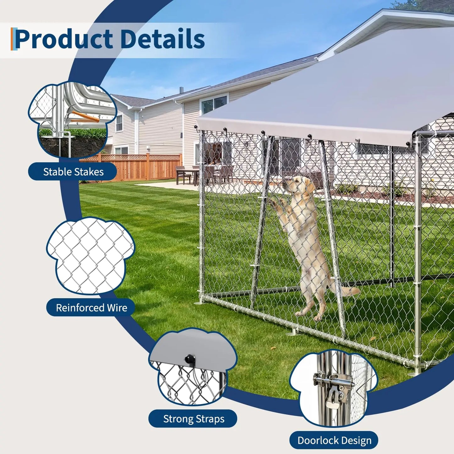 Galvanized Kennel