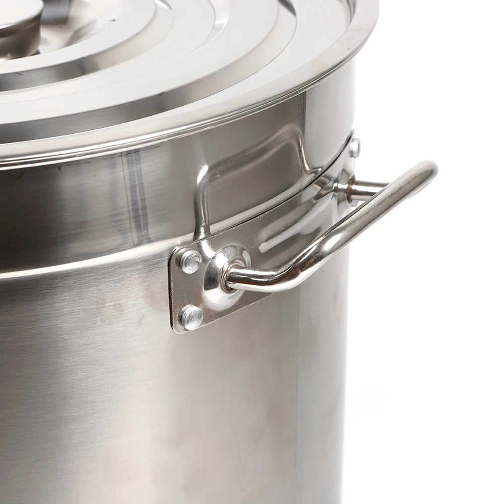 Stainless Steel Cooking Pot with Lid Handle