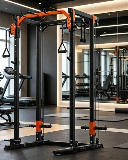 Power Rack with Cable Crossover
