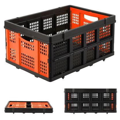 Heavy-Duty Collapsible Plastic Crate