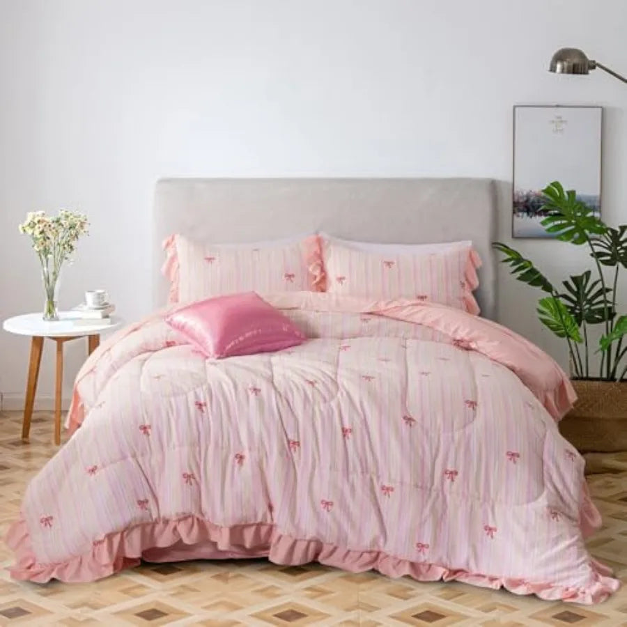Bedding Set, Ruffle 6 Pcs