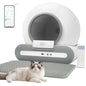 Self-Cleaning Cat Litter Box App Control, w/Litter Mat&Trash Bags,