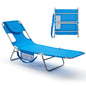 5-Position Adjustable Recline Beach Lounge Chair