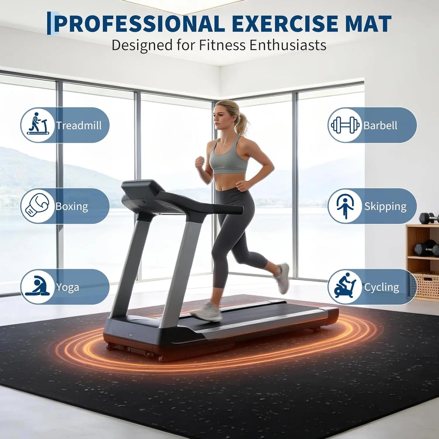 Interlocking Puzzle Gym Flooring