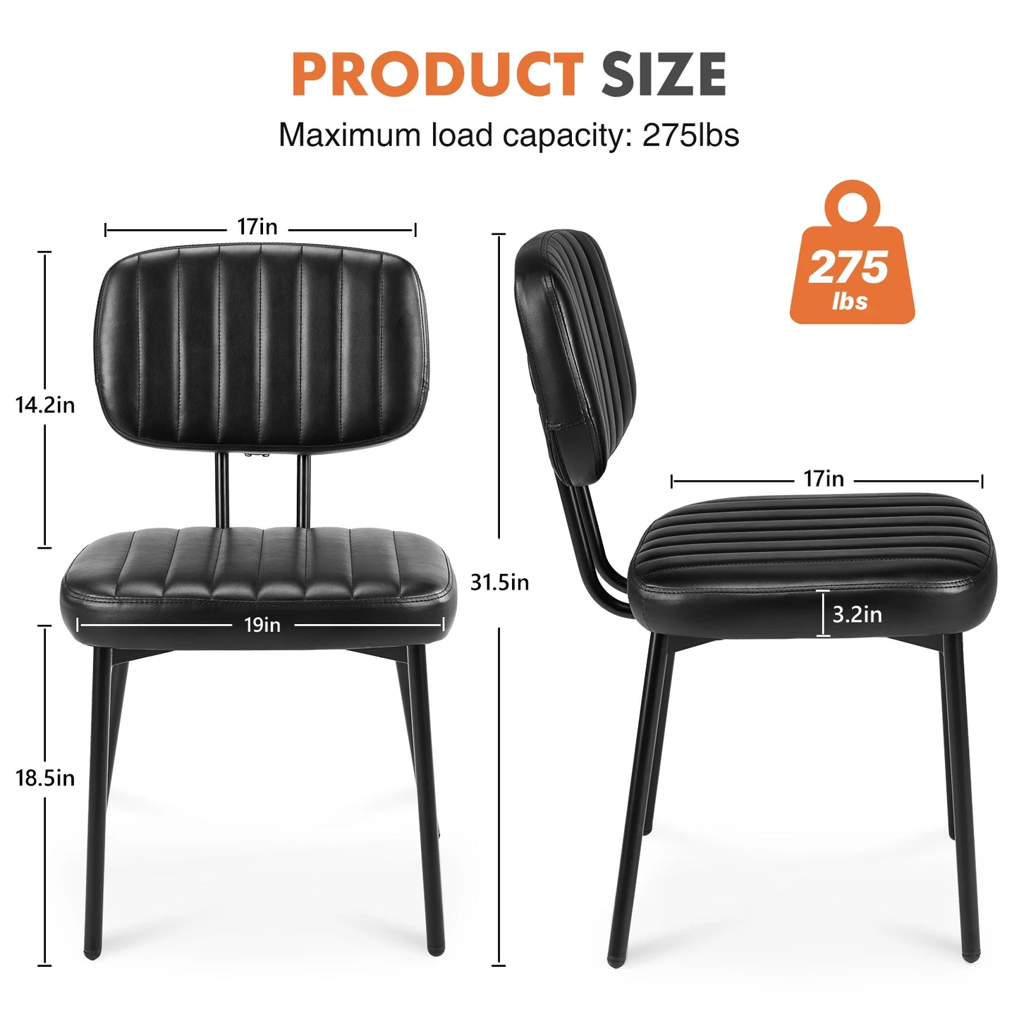Dining Chairs Set of 2