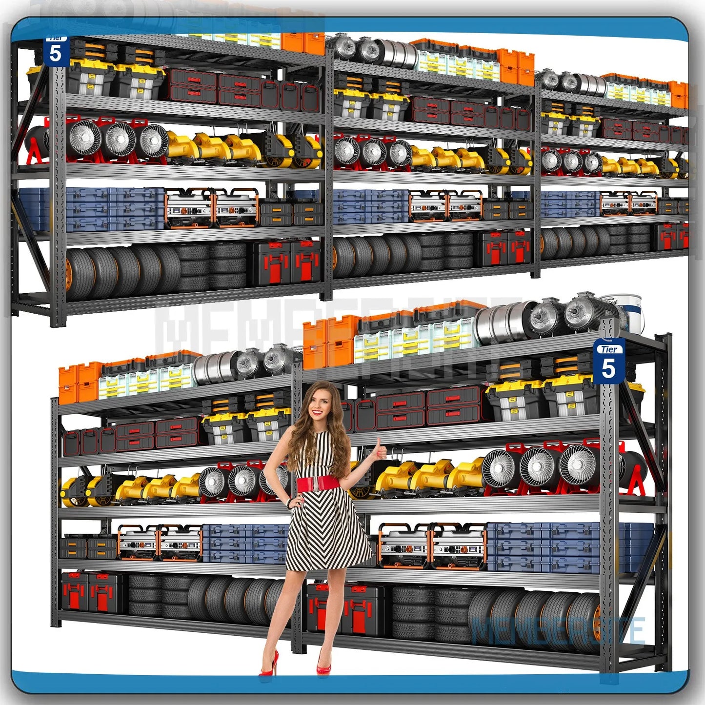Heavy Duty Metal Storage Shelves