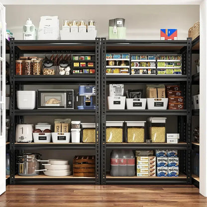 Heavy-duty Metal Storage Rack, Adjustable Height