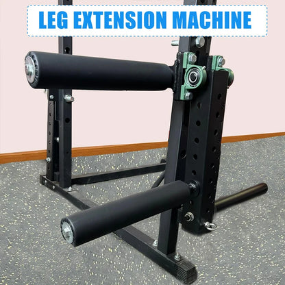 Power Rack Mounted Leg Extension & Curl