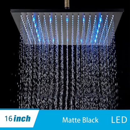 Rainfall Shower Head without Shower Arm