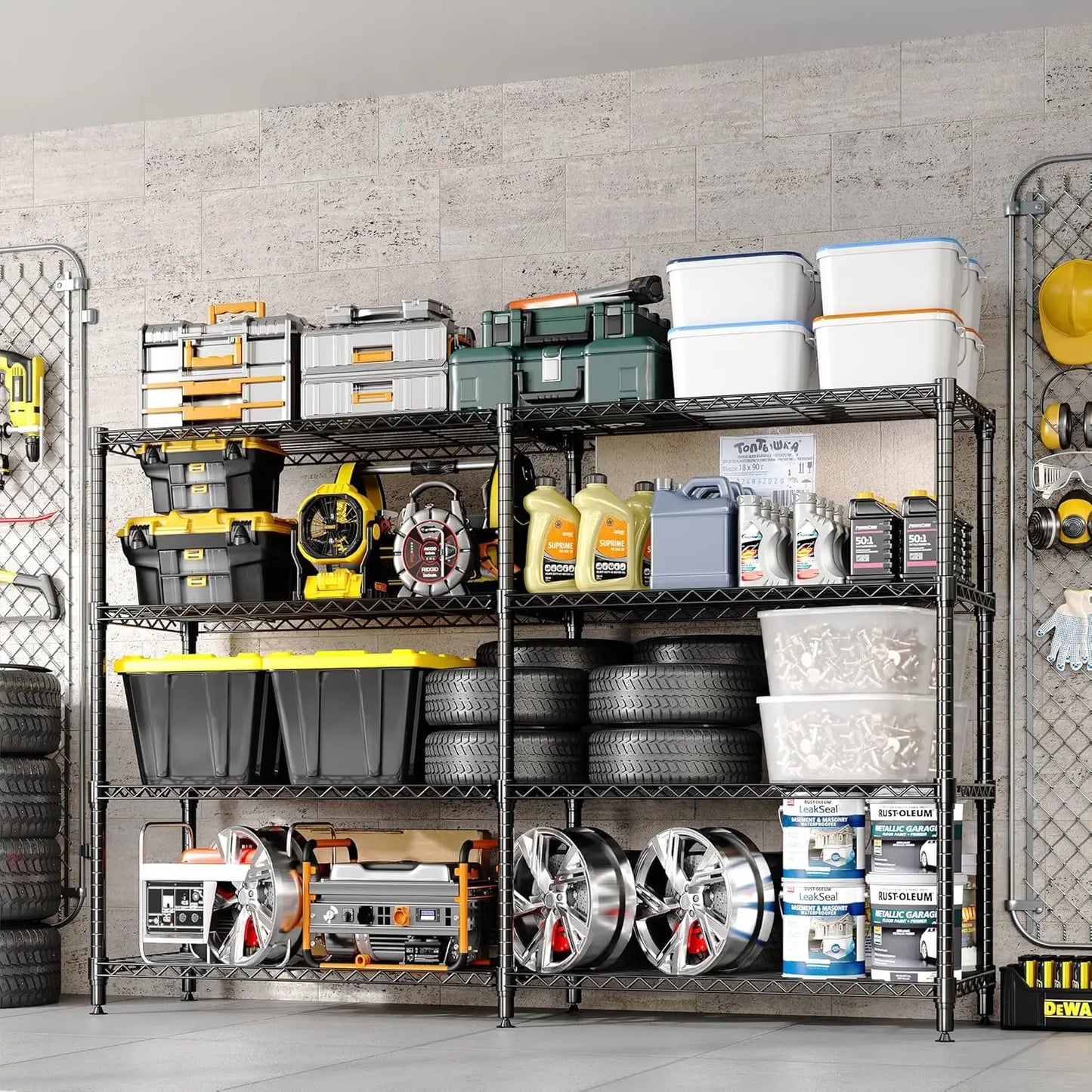 Heavy Duty Metal Shelving