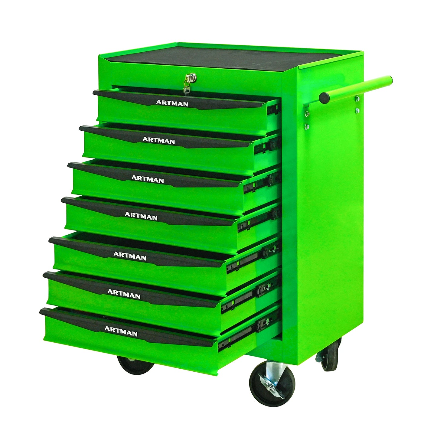 Rolling Metal Tool Chest with 7 Drawers