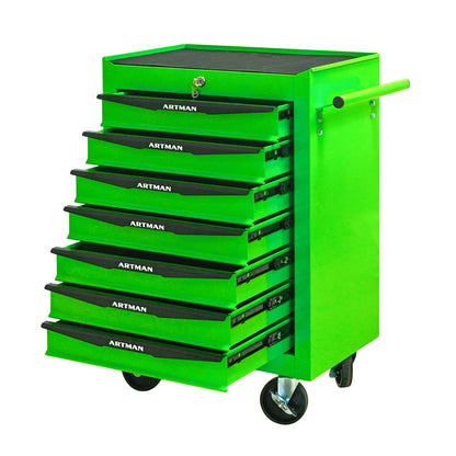 Rolling Metal Tool Chest with 7 Drawers