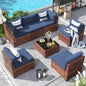 Wicker Sectional Sofa for All Weather
