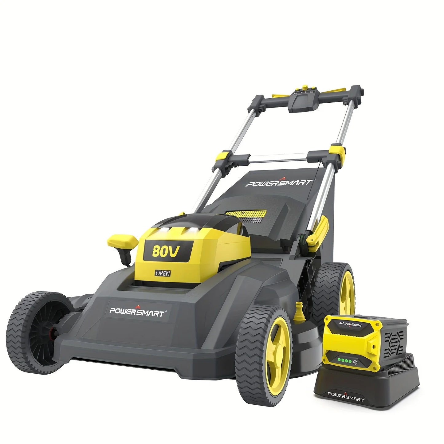 80V 26" Self-Propelled Lawn Mower, with Battery & Charger