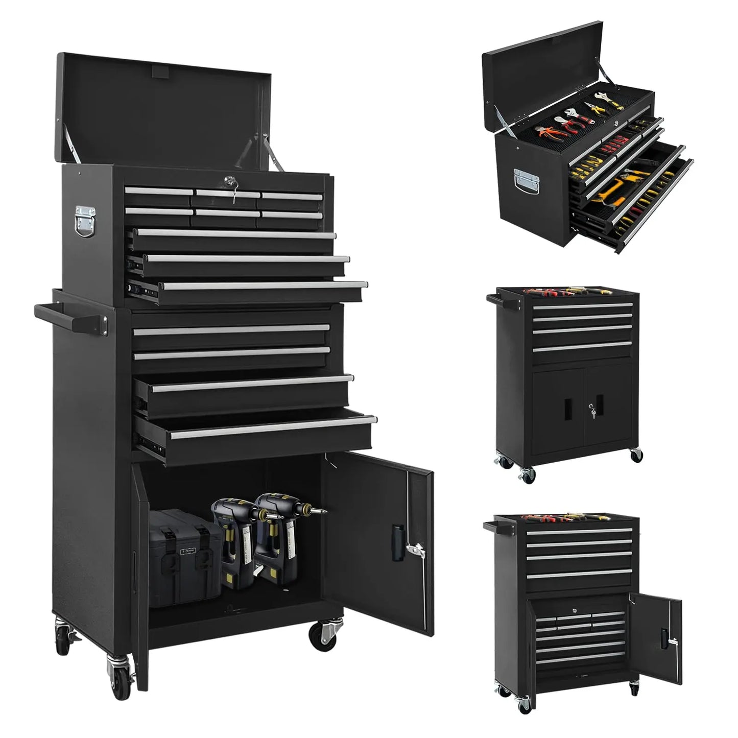 Rolling Tool Chest, Detachable Tool Chest