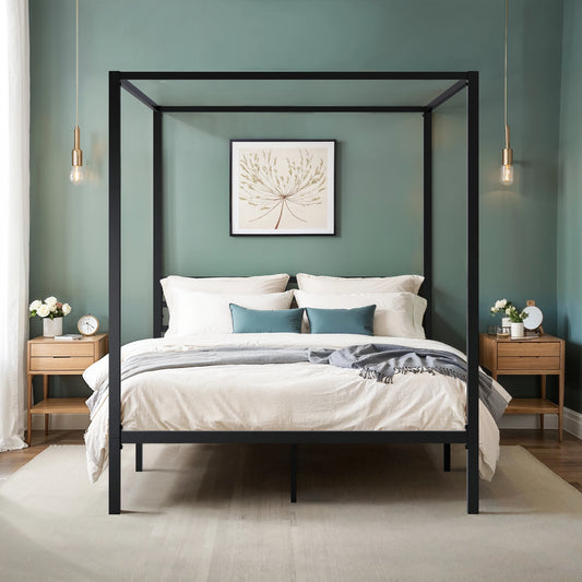 Canopy Bed Frame, 4-Poster
