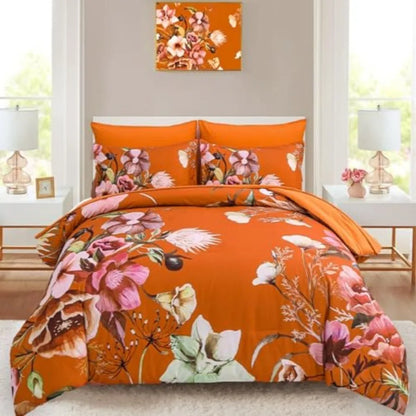 Floral Comforter Set 7 Pcs