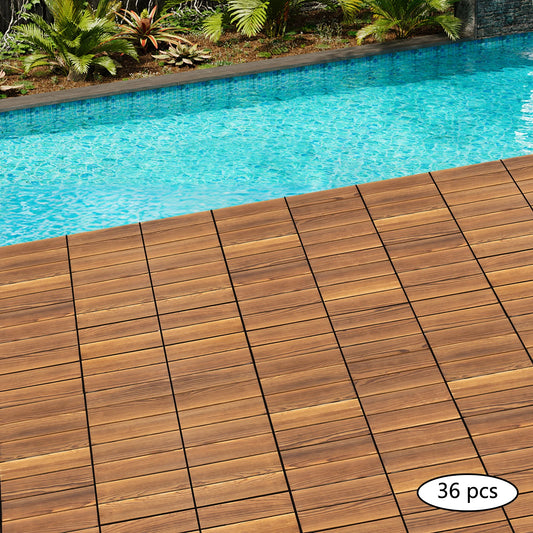 Wood Flooring Tiles Interlocking