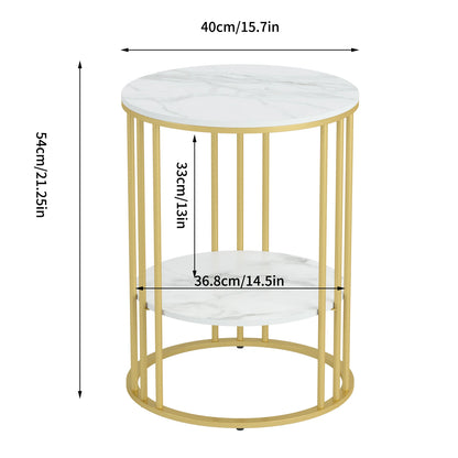 Side Table, Metal Frame