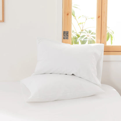Linen Cotton Pillow Cases 2PCS Comfortable