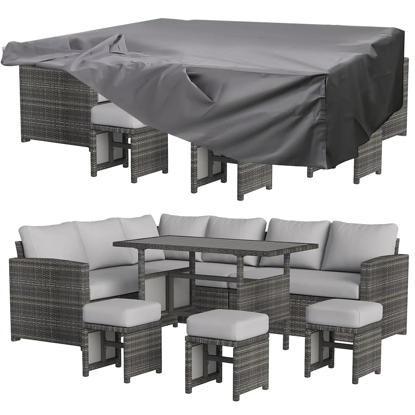 Outdoor Sofa Set, All Weather Wicker