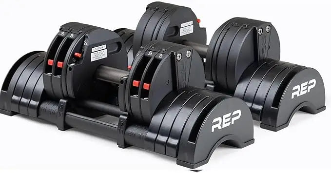 Adjustable Dumbbells, Multiple weight ranges 5-30, 5-40,5-50 and 5-60 lbs