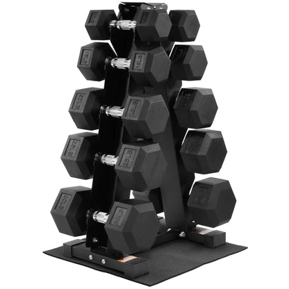 Dumbbell Set With Storage Rack