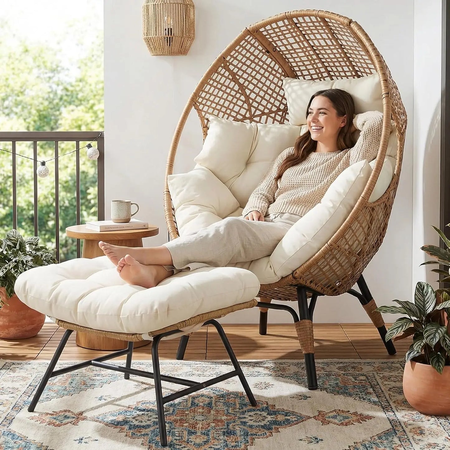 Chair with Ottoman