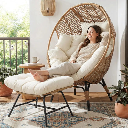 Chair with Ottoman