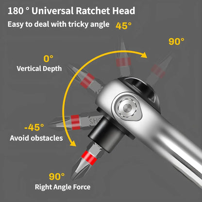 Magnetic screw driver set