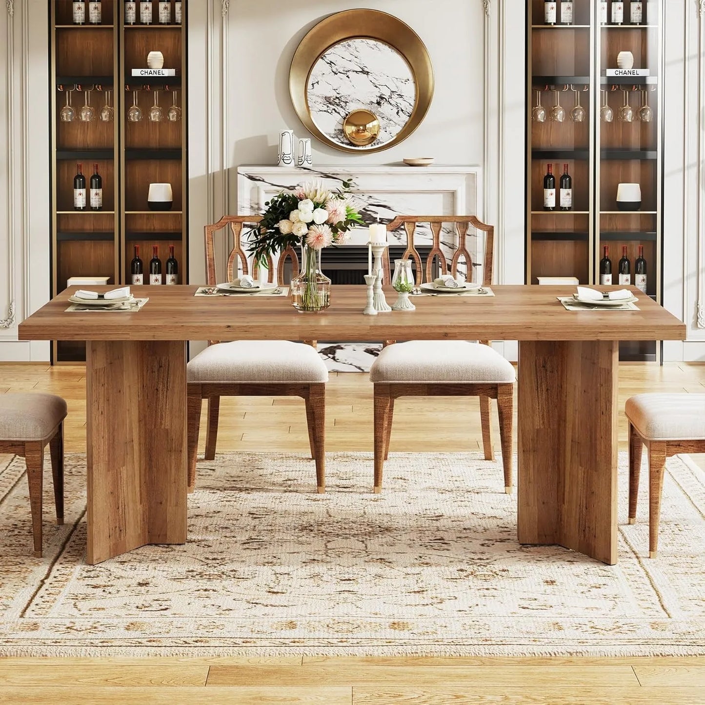 63-inch Dining Table for 4-6