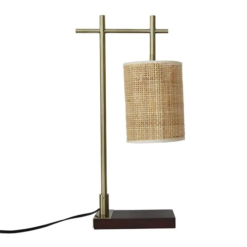 Bamboo Shade Table Lamp - Stylish Nordic Design