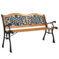 Bench Cast Iron Outdoor Love Seat