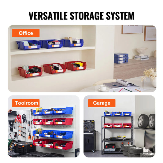 Storage Bin Hanging Stackable Wall Mounted Organizer