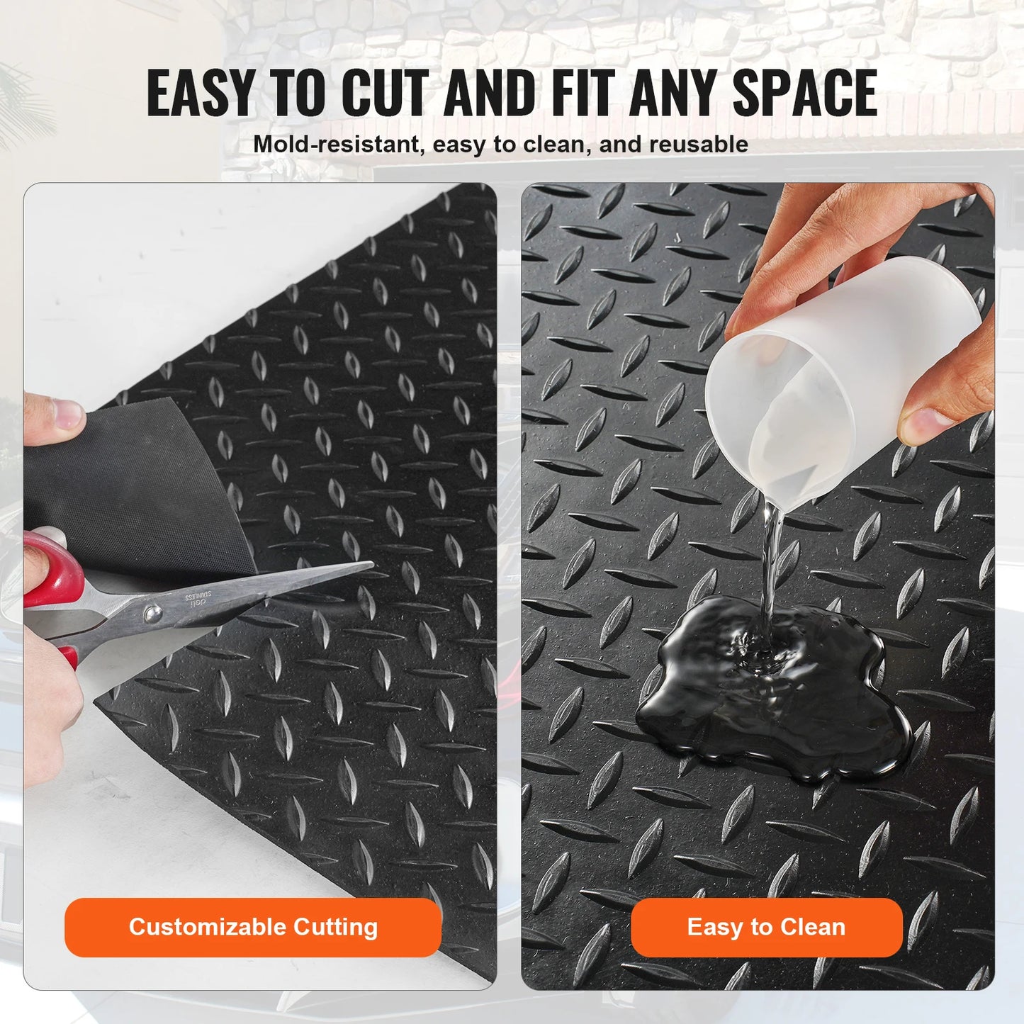 Rubber Garage Floor Mat