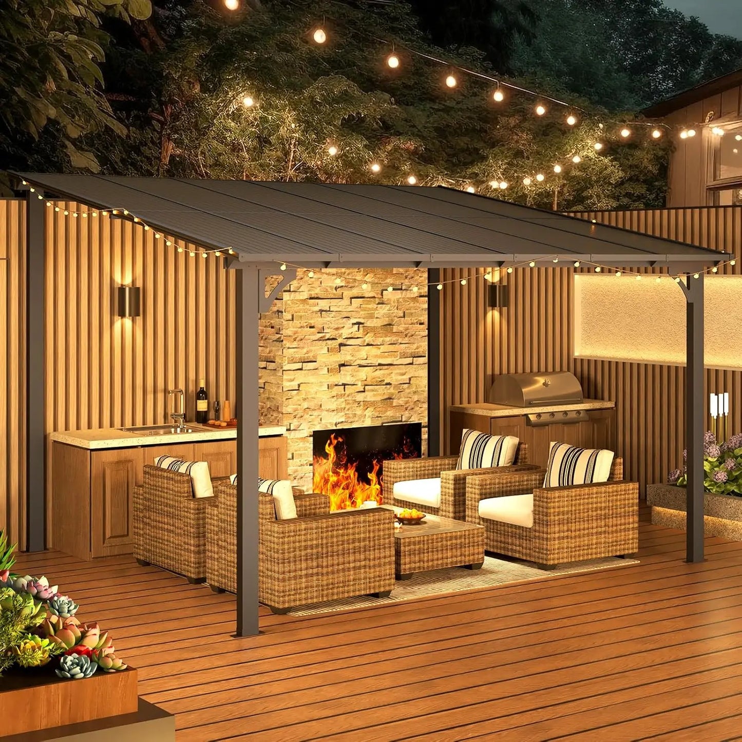 Lean to Gazebo