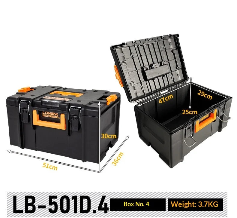 Stackable Heavy Duty Lockable Toolbox