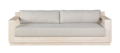 Imperial Grove Outdoor Solid Teak Wood, Natural Look Sofa - 84"