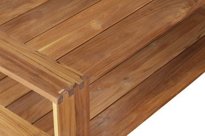 Imperial Grove Outdoor Solid Teak Wood Coffee Table
