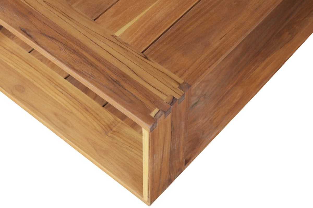 Imperial Grove Outdoor Solid Teak Wood Coffee Table