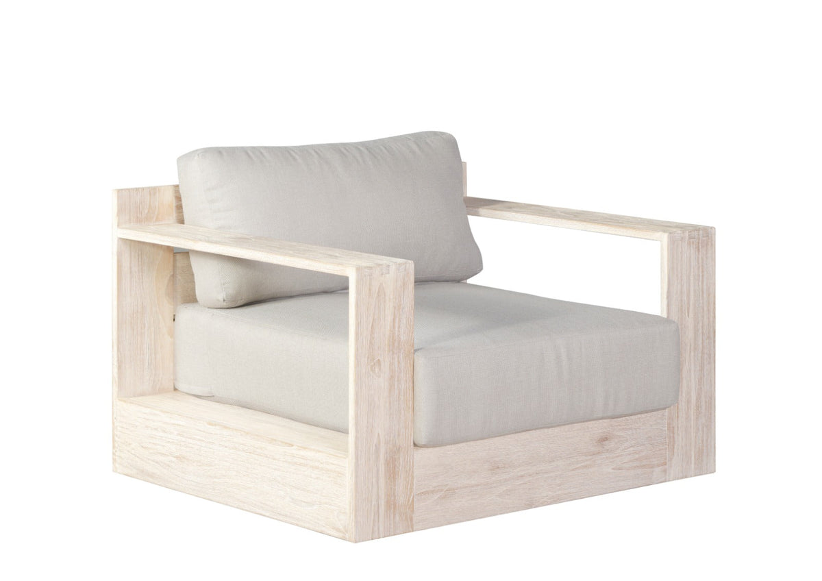 Imperial Grove Outdoor Solid Teak Wood, Natural Look Revolving Chair