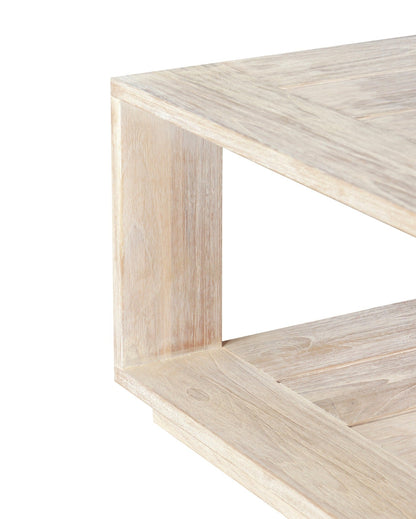 Imperial Grove Outdoor Solid Teak Wood, Natural Look Coffee Table