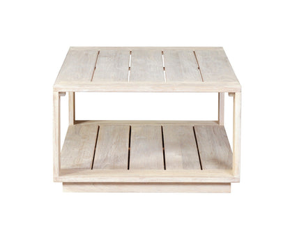 Imperial Grove Outdoor Solid Teak Wood, Natural Look Coffee Table
