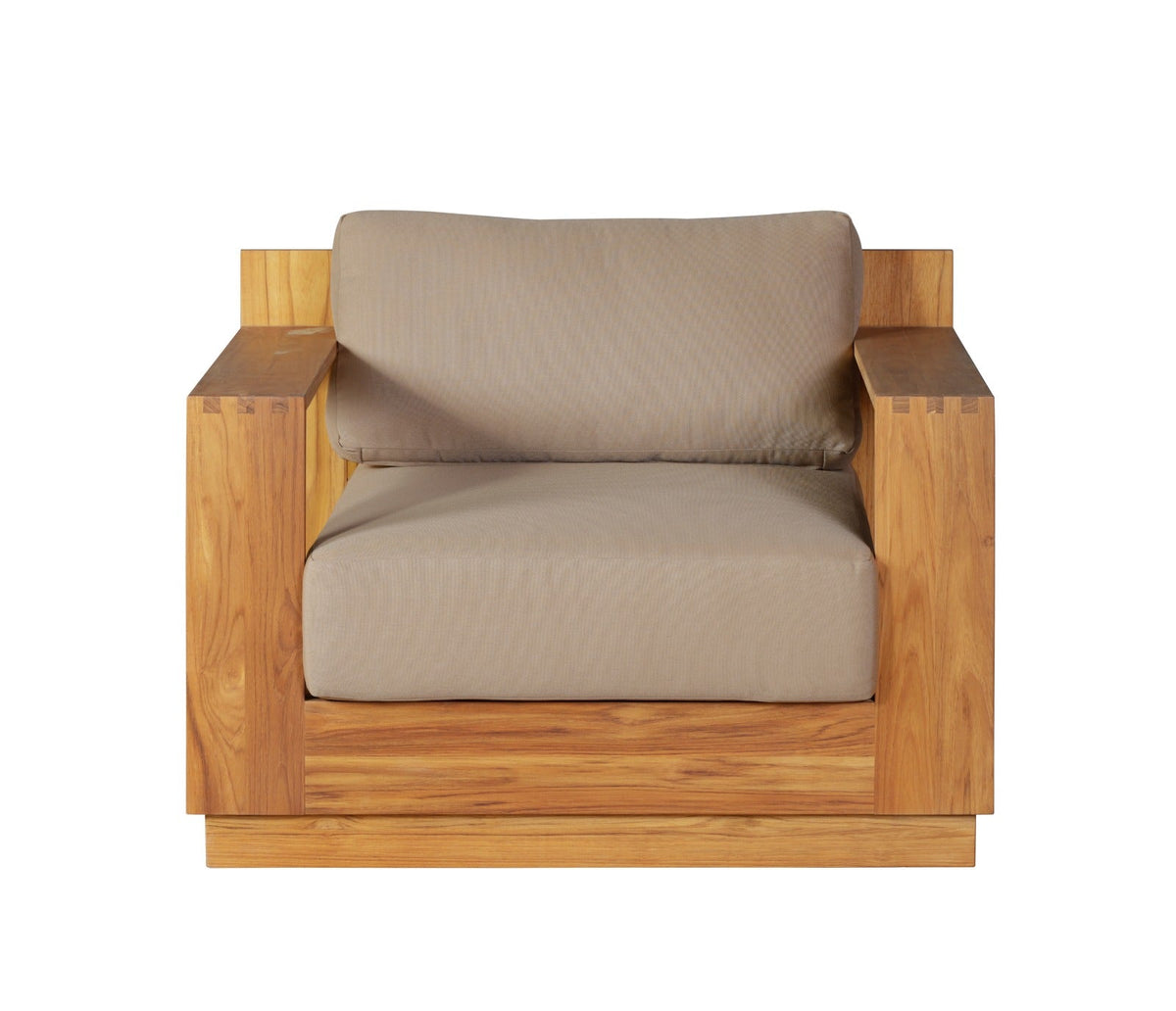 Imperial Grove Outdoor Solid Teak Wood Armchair