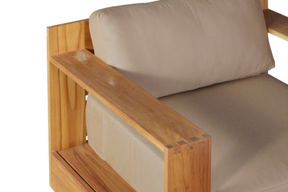 Imperial Grove Outdoor Solid Teak Wood Armchair