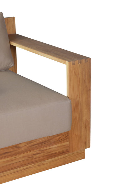 Imperial Grove Outdoor Solid Teak Wood Armchair
