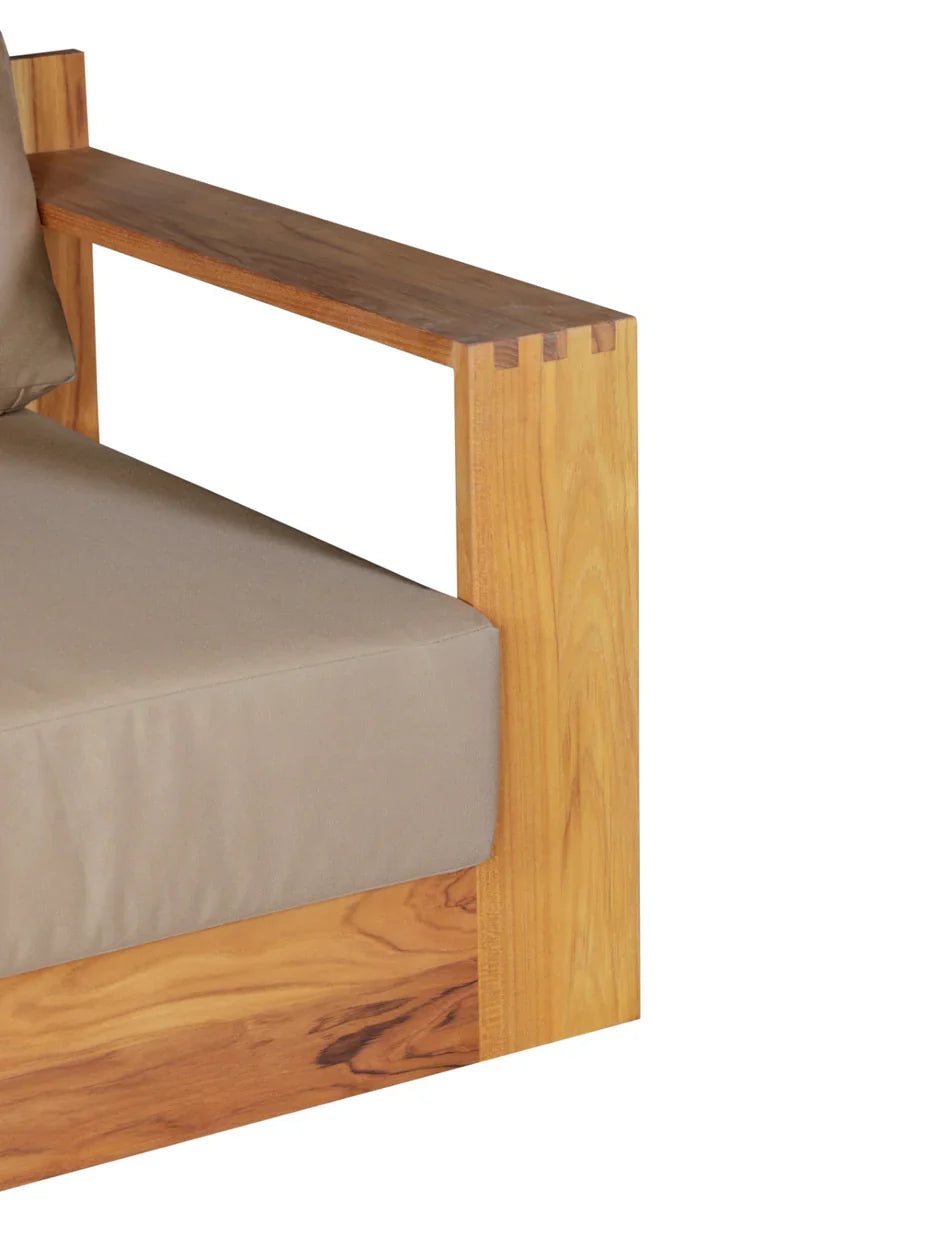Imperial Grove Outdoor Solid Teak Wood Sofa Set